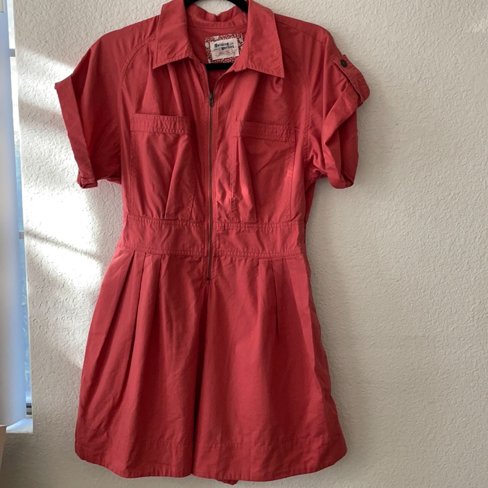 Holding Horses Coral Utility Romper